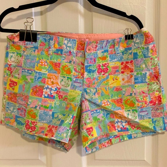 NWOT Lilly Pulitzer State of Mind Short 8 Original - Picture 1 of 6